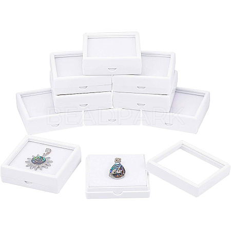 Acrylic Jewelry Box CON-WH0074-02A-1
