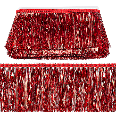 Tassel PET Polyester Ribbon Trim OCOR-WH0082-230C-1