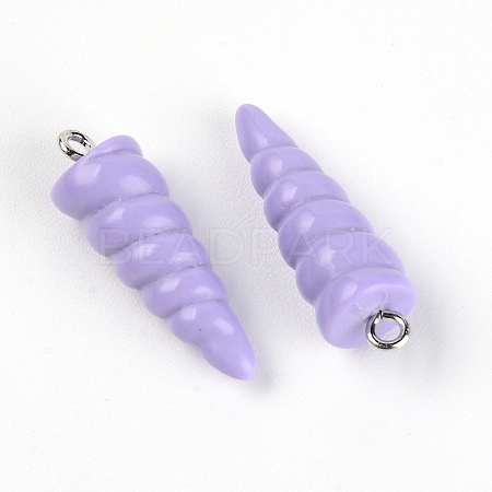 Resin Pendants LS-RESI-WH0014-44C-1