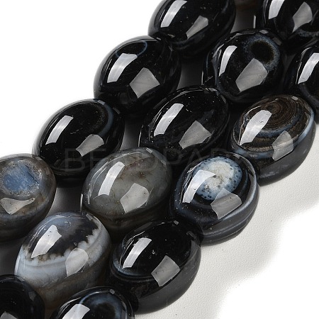 Natural Eye Agate Beads Strands G-NH0019-D04-04-1