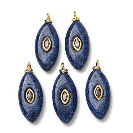 Dyed Natural Lapis Lazuli Pendants GG-CBAA798-04G-03-1