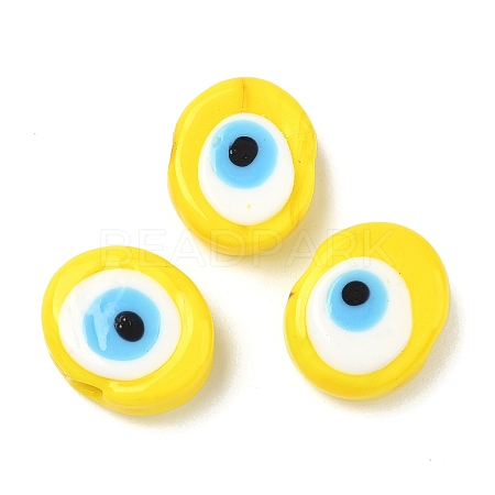 Handmade Evil Eye Lampwork Beads LAMP-G168-02E-1