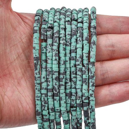 Dyed Synthetic Turquoise Beads Strands G-Z089-A04-H-1