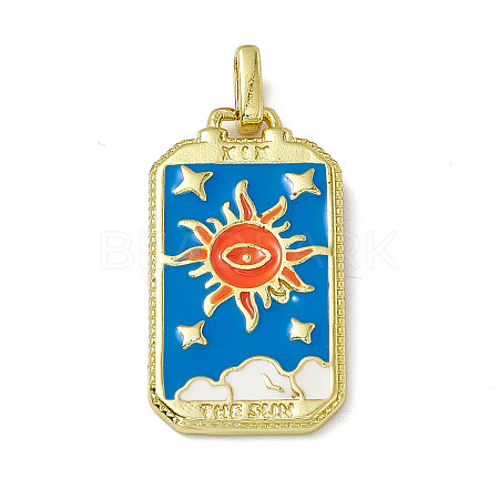 Alloy Enamel Pendants X-ENAM-D042-01D-1