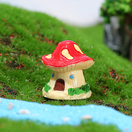 Resin Miniature Mini Mushroom House MIMO-PW0001-201E-1