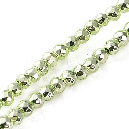 Electroplated Synthetic Non-magnetic Hematite Beads Strands G-C248-D01-2mm-01-1