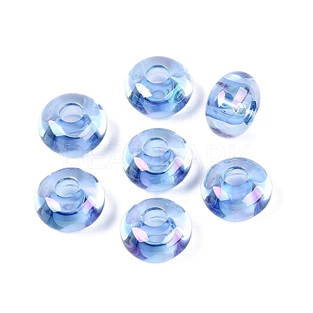 Transparent Acrylic European Beads OACR-E033-20G-1