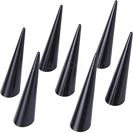 Acrylic Cone Shaped Finger Ring Display Stands RDIS-FG0001-03-1