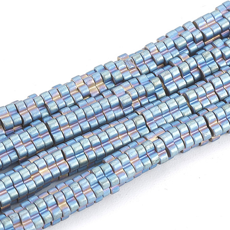 Electroplate Non-magnetic Synthetic Hematite Beads Strands G-T061-135A-1