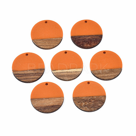 Resin & Wood Pendants RESI-S358-02B-27-1