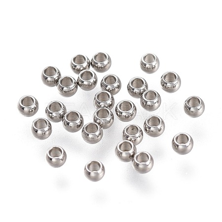 Tarnish Resistant 202 Stainless Steel Beads STAS-M286-03E-1