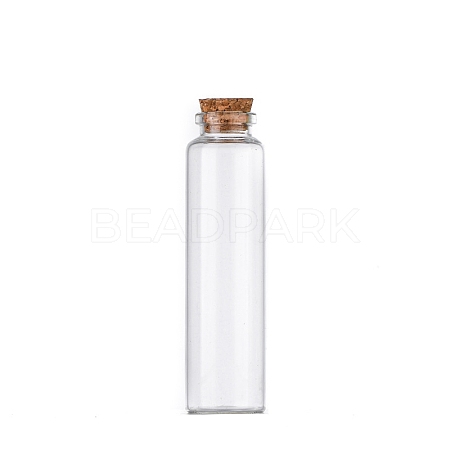 Glass Empty Wishing Bottle PW-WG17389-09-1