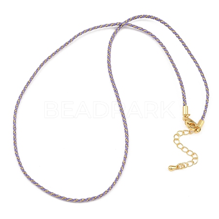 2MM Nylon Braided Cord Necklace Making MAK-A019-02G-17-1