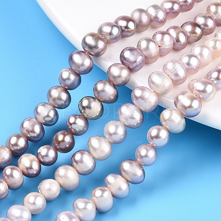 Natural Cultured Freshwater Pearl Beads Strands PEAR-N013-06N-1