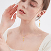 40Pcs Natural Citrine Pendants G-FG0001-09-7