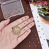 60Pcs Brass Crimp Beads KK-PH0013-83-3