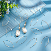 50Pcs Brass Earring Hooks KK-UN0002-80-5