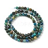 Natural Chrysocolla Beads Strands G-Z034-A03-03-3