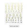 Gold Stamping Nail Art Stickers MRMJ-N010-50-002-1