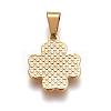 304 Stainless Steel Pendants STAS-L222-34G-2