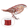 Anodized Aluminum Wire AW-LP0001-04B-04-3