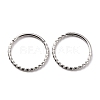 Twisted Ring Hoop Earrings for Girl Women STAS-K233-02E-P-1
