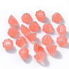 Transparent Baking Paint Glass Beads DGLA-T002-08D-1