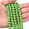 Synthetic Turquoise Beads Strands TURQ-G106-8mm-02B-4
