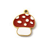 304 Stainless Steel Enamel Charms STAS-I335-03G-04-1
