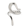 304 Stainless Steel Open Cuff Rings RJEW-K245-91P-2
