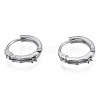 Tarnish Resistant 304 Stainless Steel Hoop Earrings Findings LS-STAS-N092-189-2