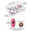 20Pcs 10 Colors Spray Painted Alloy Beads FIND-FS0004-62-4