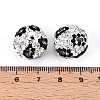 Polymer Clay Pave Rhinestone Beads RB-T018-02C-3