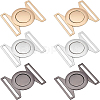 6Sets 3 Colors Zinc Alloy Side Release Buckles FIND-BC0002-43-1