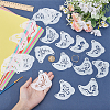 20Pcs PET Tattoo Stencil Templates AJEW-WH20141-12-3