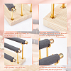 3-Tier Velvet Bar Ring Display Stands RDIS-WH0016-07C-03-5