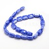 Electroplate Glass Beads Strands EGLA-J108-10x14mm-M-3