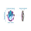 K9 Glass Rhinestone Pendants X-GLAA-TA001-008-9