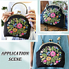 DIY Ethnic Style Flower Pattern Embroidery Crossbody Bags Kits DIY-WH0292-87A-5
