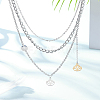120Pcs 3 Colors Alloy Pendants FIND-UN0002-47-5
