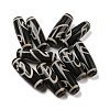 Tibetan Style dZi Beads Strands G-P526-B01-1