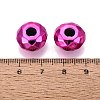 UV Plating Acrylic European Beads OACR-E033-22-08-3