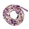 Natural Charoite Beads Strands G-B175-D15-3mm-3