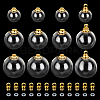   12 Sets 3 Style Openable Transparent Glass Pendants FIND-PH0008-76-1