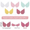 40Pcs 5 Colors Cloth Patches DIY-GF0005-06-2