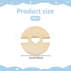 60Pcs Removable Wooden Pom Poms Buttons TOOL-AN0001-01-2