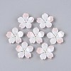 Flower Acrylic Bead Caps SACR-T017-51B-1
