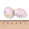 Handmade Luminous Polymer Clay Glass Rhinestone Beads CLAY-H003-05C-4