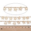 Handmade Brass Flower Chains CHC-L051-01KCG-2