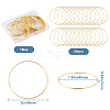 50Pcs Brass Linking Rings KK-SP0002-12B-2